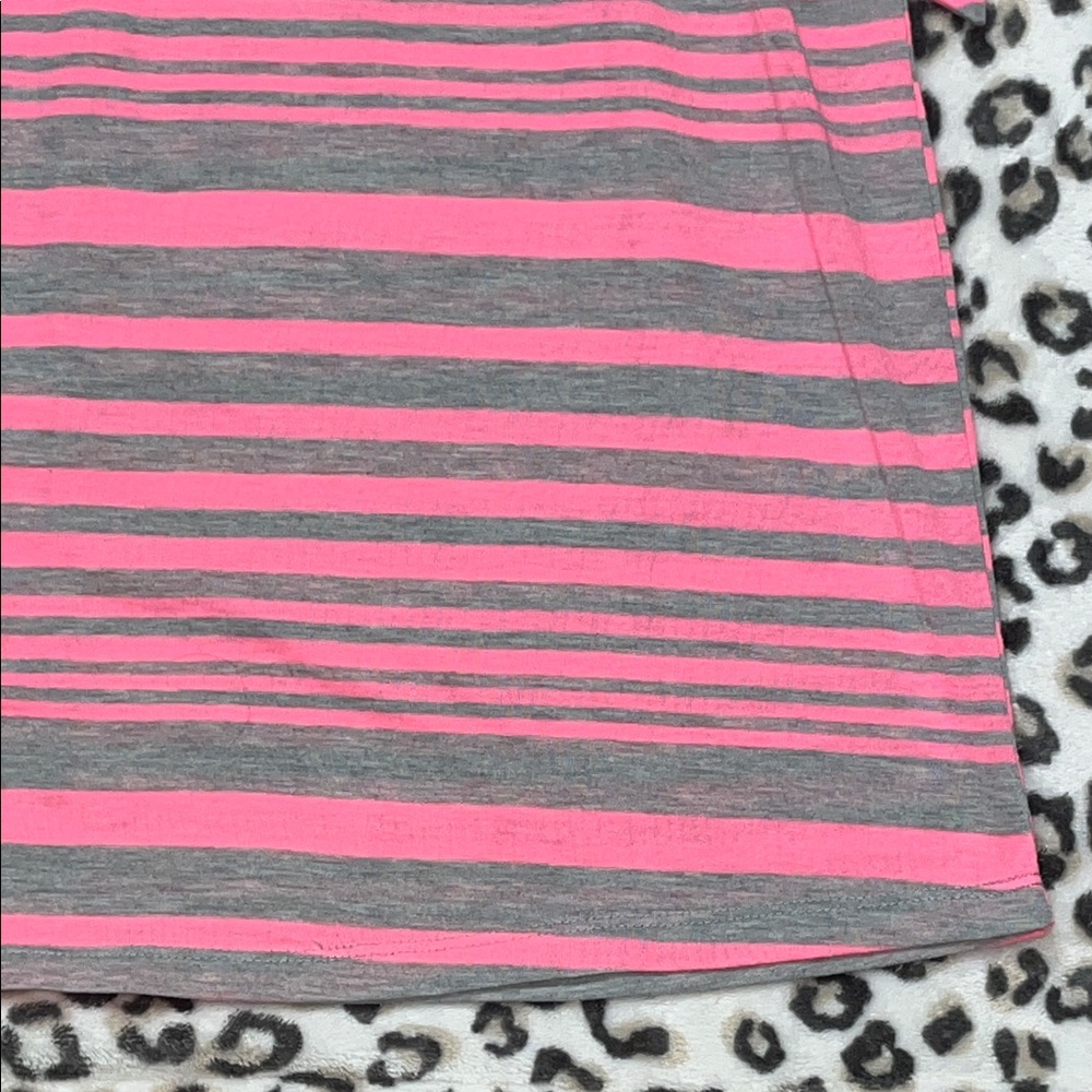 No Boundaries Pink and Gray Striped Maxi Dress - Picture 3 of 9